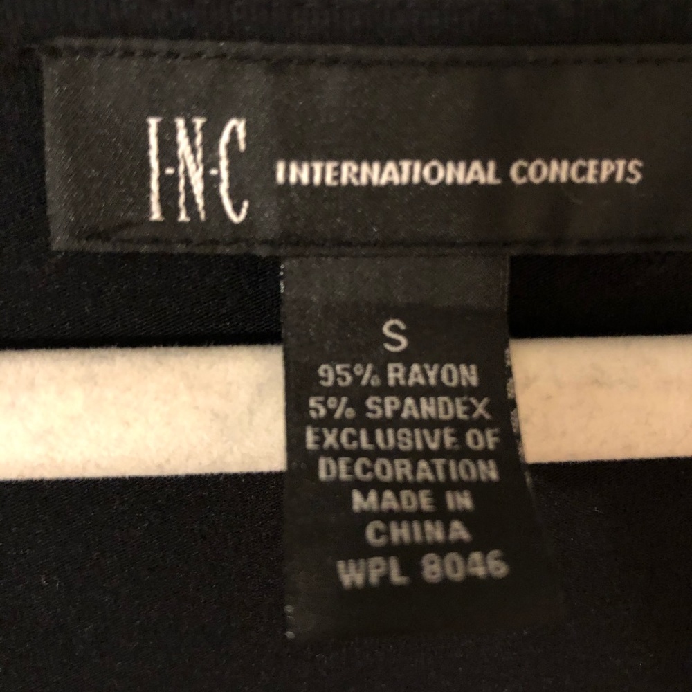 INC top with tie waist size Small - Picture 4 of 7